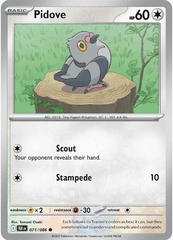Pidove - 071/086 - Common - Reverse Holo