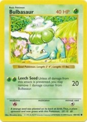 Bulbasaur - 44/102 - Common - 1st Edition - Shadowless Edition