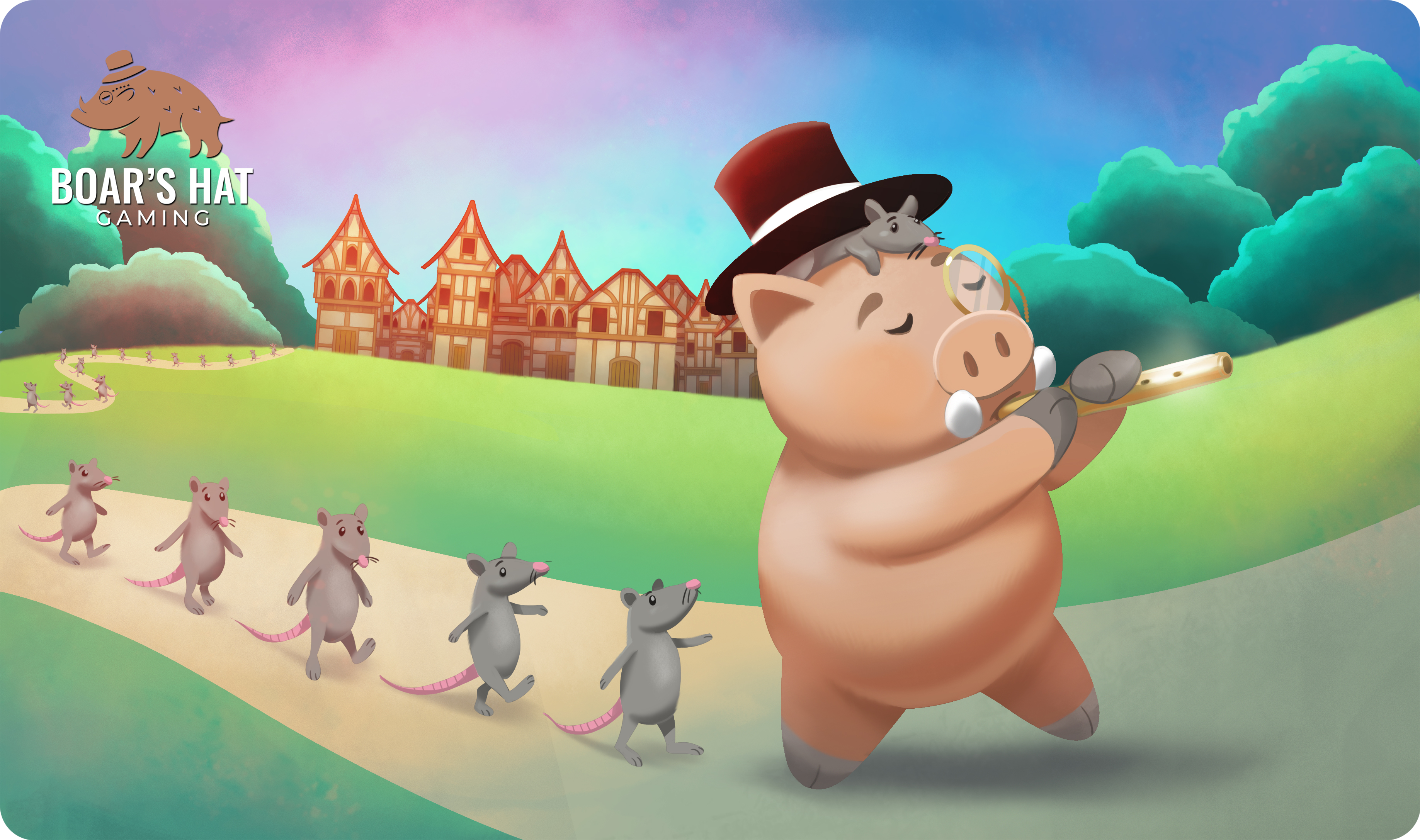 Boars Hat Gaming - Rat Playmat