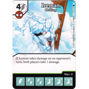 Iceman - Chilling (Die & Card Combo)