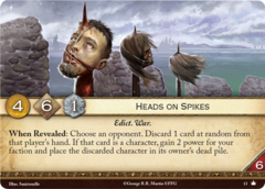 Heads on Spikes