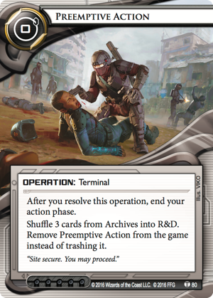 Preemptive Action
