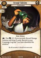 Strange Solution: Unidentified