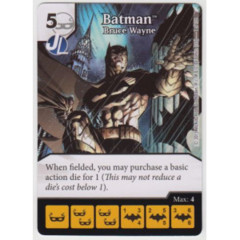 Batman - Bruce Wayne (Die & Card Combo Combo)