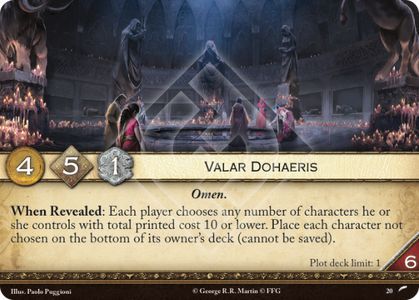 Valar Dohaeris