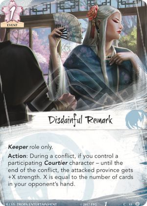Disdainful Remark