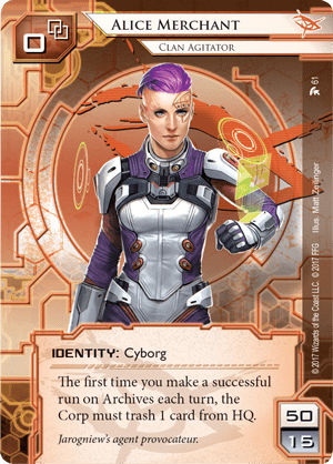 Alice Merchant: Clan Agitator