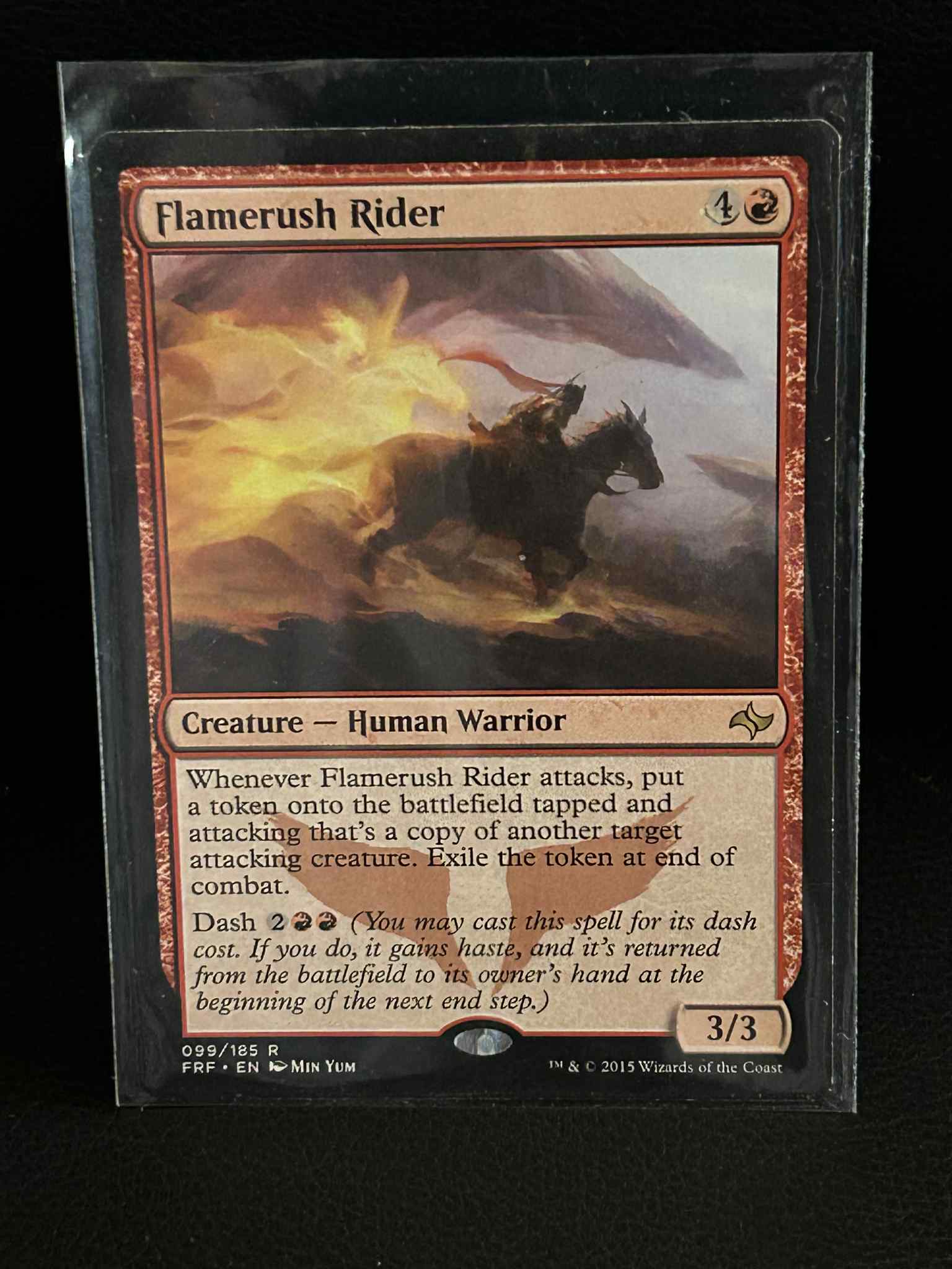 Flamerush Rider Fate Reforged Magic: the Gathering Lightly Played, English - Picture 1 of 1