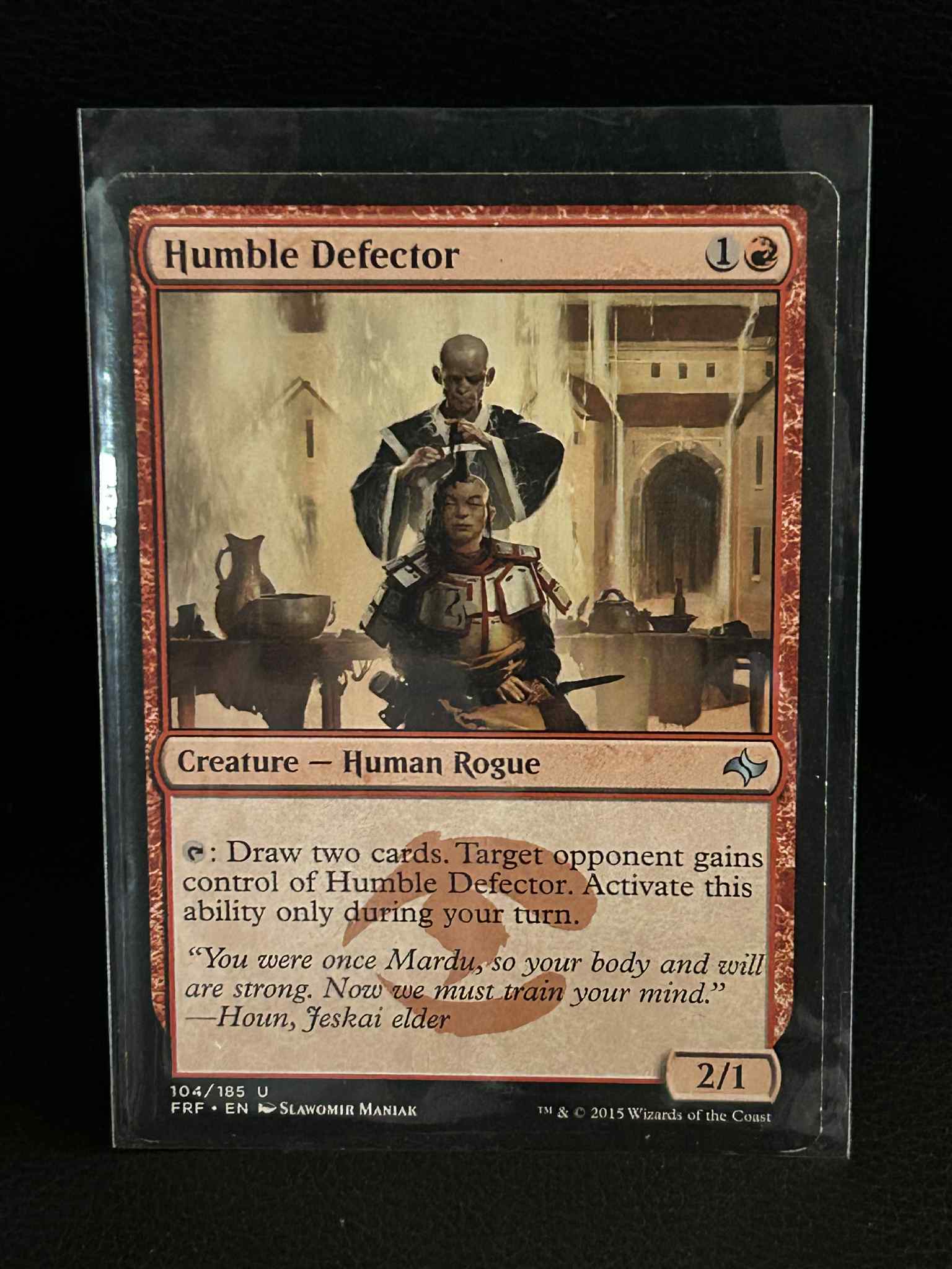 Humble Defector Fate Reforged Magic: the Gathering Lightly Played, English - Picture 1 of 1