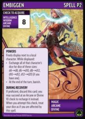 Pathfinder Adventure Card Game P2: Embiggen promo card
