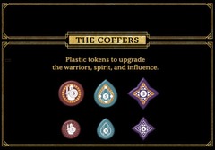 Return to the Dark Tower: The Coffers plastic token upgrade pack board game restoration games