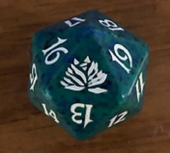 MTG: black lotus spindown life counter - green - beatdown boxed set