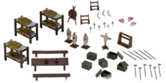 Wizkids 4D Settings: Castle Barracks terrain miniatures