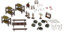 Wizkids 4D Settings: Castle Barracks terrain miniatures