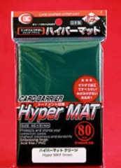 KMC: GREEN Hyper Mat (Matte) card sleeves deck protectors (80-ct)