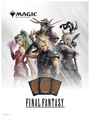 MTG: Final Fantasy - Foil promo store poster A 18x24