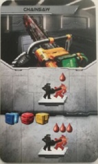 Adrenaline: board game Chainsaw promo card