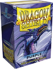 Dragon Shield: metallic purple card sleeves (100 count) fantasy flight