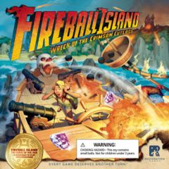 Fireball Island: Wreck of the Crimson Cutlas expansion board game restoration