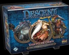 Descent: Journeys in the Dark 2nd edition Visions of Dawn hero and monster collection