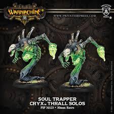 Warmachine: Cryx Soul Trapper thrall solos (2) pip34123