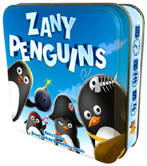Zany Penguins: board/card game Asmodee