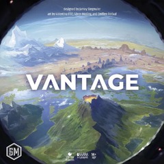 Vantage: core board game + player boards + wooden skill tokens stonemaier games