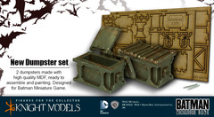 Batman Miniature Game: Scenery - Dumpsters (set of 2) Knight Models