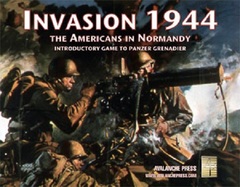 Panzer Grenadier: Invasion 1944 board game avalanche press