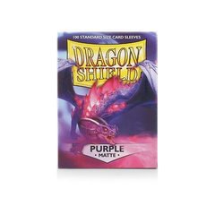 Dragon Shield: MATTE PURPLE card sleeves (100 count) fantasy flight