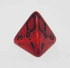MTG: Hour of Devastation d4 red/black promo die