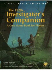 Call of Cthulhu RPG: The 1920s Investigator's Companion Keith Herber chaosium