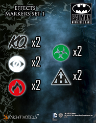 Batman Miniature Game: Effects Markers 1 (10) Knight Models