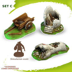 Drakerys: Accessory Set Sceneries box C miniatures game
