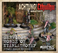 Achtung! Cthulhu Skirmish: Servitor Horde of Nyarlathotep Unit Pack set of 10 miniatures modiphius