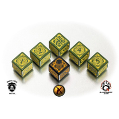 Warmachine: Mercenaries faction dice set Q-Workshop