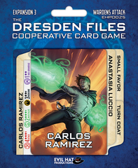 The Dresden Files: Cooperative Card Game Wardens Attack expansion evil hat