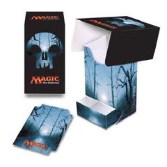 Ultra Pro Mana Series 5 John Avon art Black SWAMP full view Deck Box