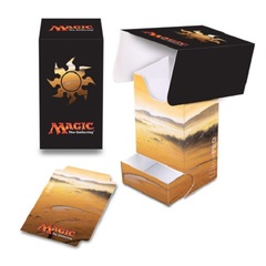 Ultra Pro Mana Series 5 John Avon art White PLAINS full view Deck Box