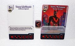 Dice Masters: Terry McGinnis Batman Beyond Full Art PROMO, Blank card, die