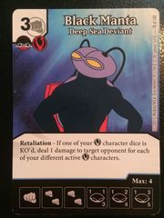 Dice Masters: Black Manta, Deep Sea Deviant promo card