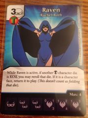Dice Masters: Raven, Rachel Roth promo card