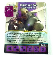 D&D Dice Masters: Minsc and Boo promo card + die