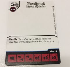 Dice Masters: Deadpool, My Set. My Rules promo card