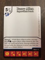 Dice Masters: Barry Allen, Super-Sonic Punch promo card