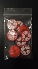 Star Wars Living Card Game LCG: 10x x10 Acrylic Focus Tokens 2013 promo prize
