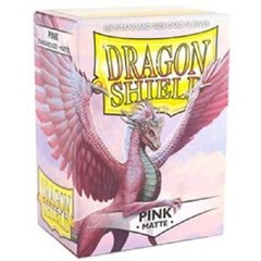 Dragon Shield: MATTE PINK card sleeves (100 count) fantasy flight