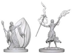D&D Nolzur's Marvelous Unpainted Minis: Elf Female Wizard (pack of 2)