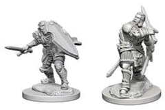 D&D Nolzur's Marvelous Unpainted Minis: Human Male Paladin (pack of 2)