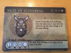 Golem Arcana: Sigil of Suffering promo card